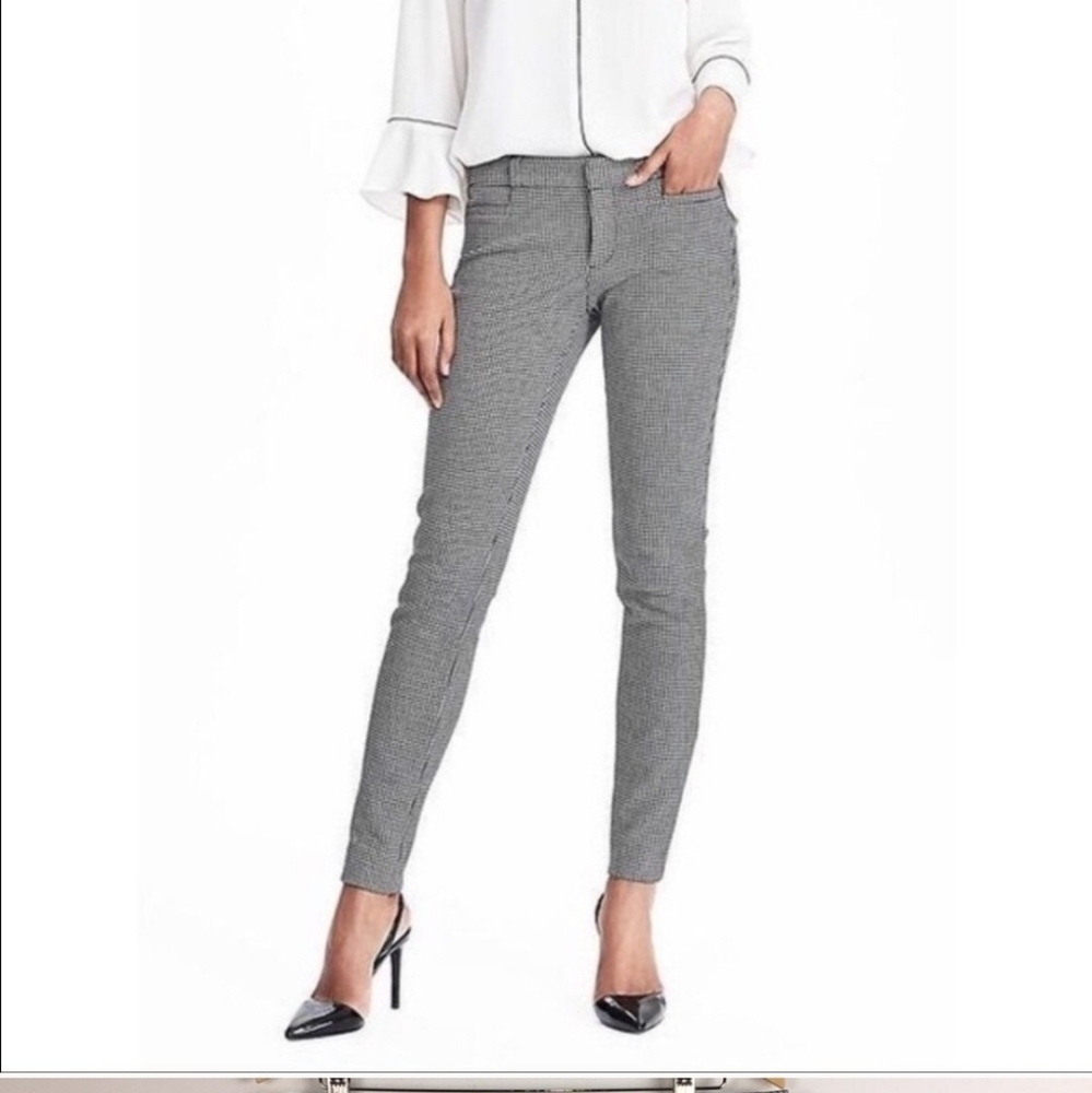 Banana Republic Sloan Houndstooth Dress Pants